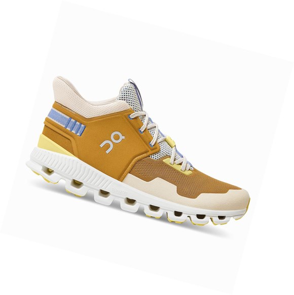 Tenisky On Cloud Hi Edge Panske Zlate | 924-KEHWDC