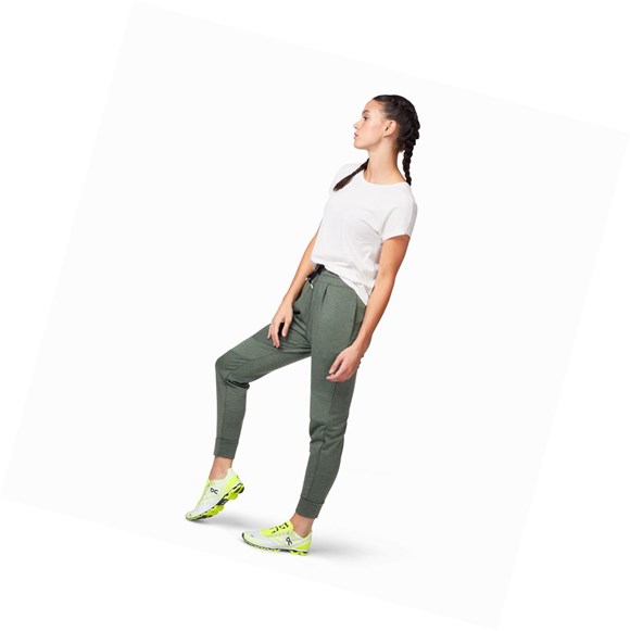 Tepláky On Sweat Damske Olivovo Zelená | 579-XJPDKR